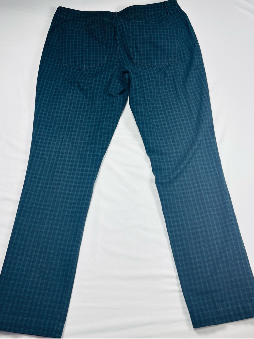 Ralph Lauren Green and Navy Plaid Pants - Picture 2 of 5